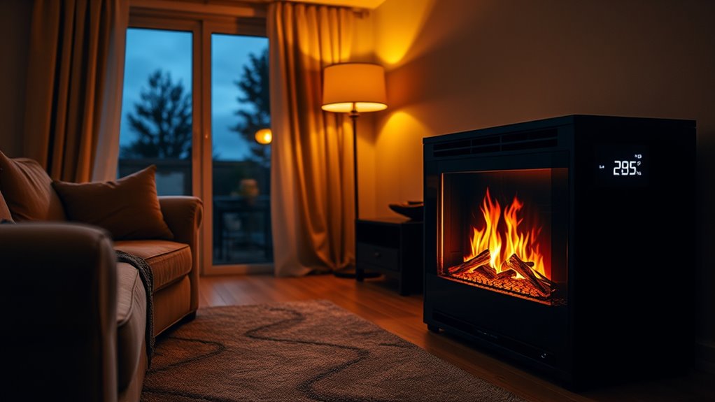 electric fireplace self activation troubleshooting