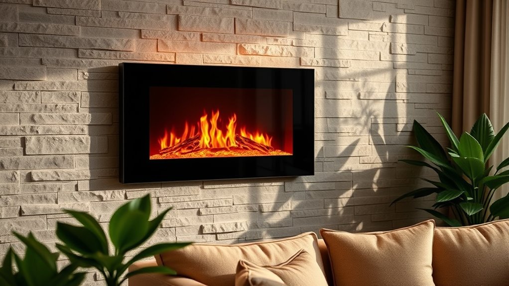 electric fireplaces do not dry