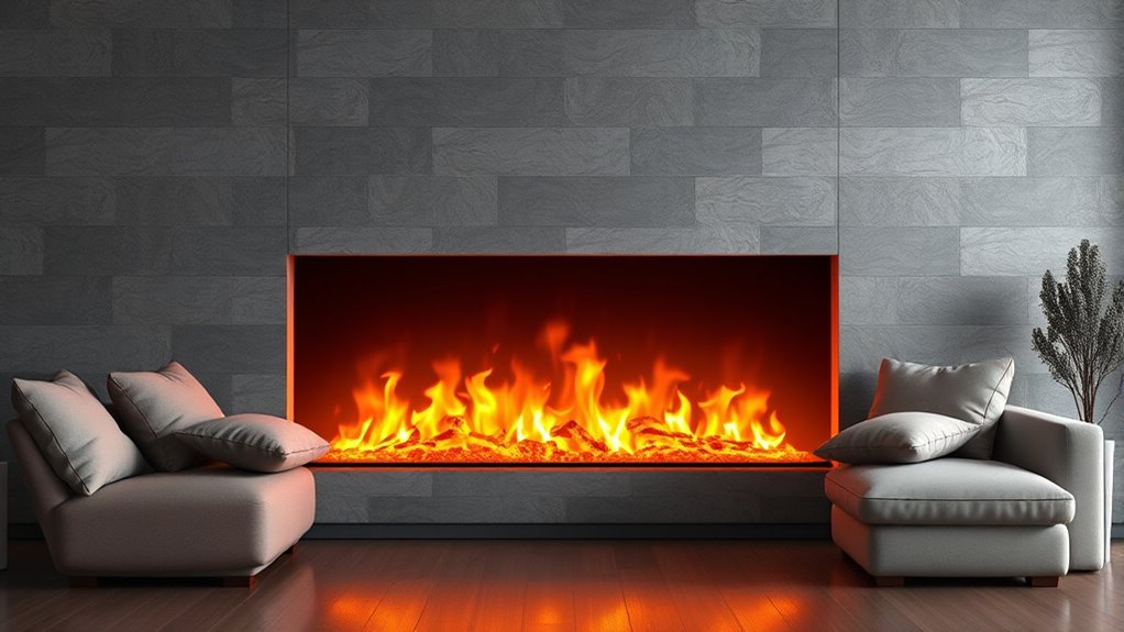 electric fireplaces energy consumption