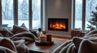 electric fireplaces in cold climates