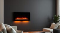 electric fireplaces operate quietly