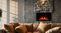 electric fireplaces supplement central heating