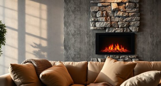 electric fireplaces supplement central heating