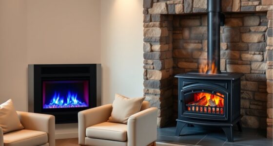 electric vs wood burning risks