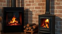 electric vs wood fire risks