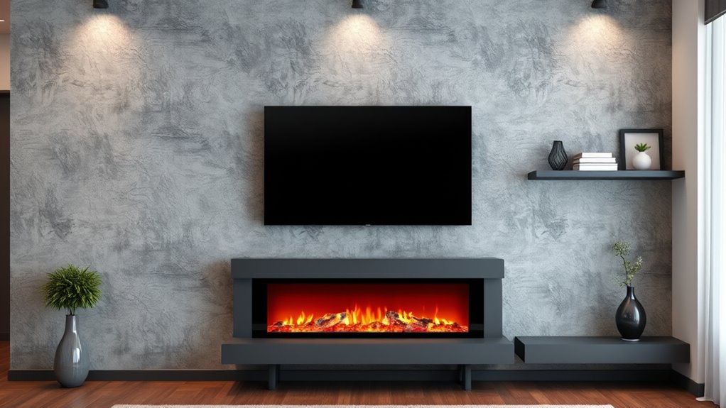 elevate tv above fireplace