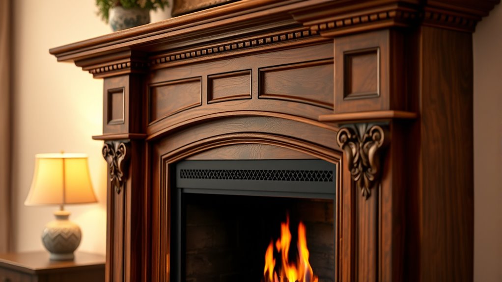 faux mantel decorative molding