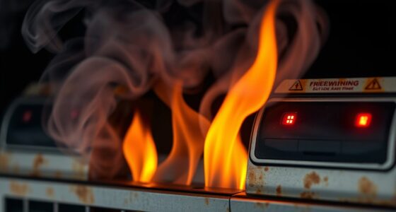 fireplace overheats and shuts