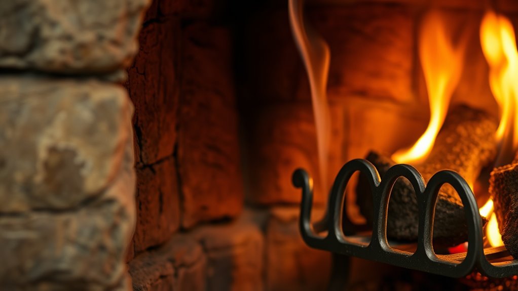 fireplace squeak grinding noise