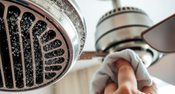 heater vent dust removal