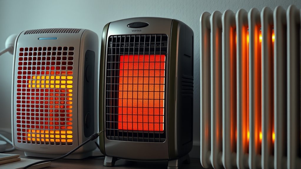 infrared vs oil filled heaters