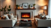 living room fireplace decor