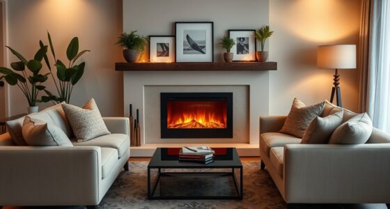 living room fireplace decor