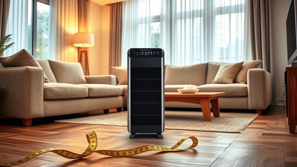 measure room to select