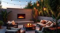 outdoor patio fireplace ideas