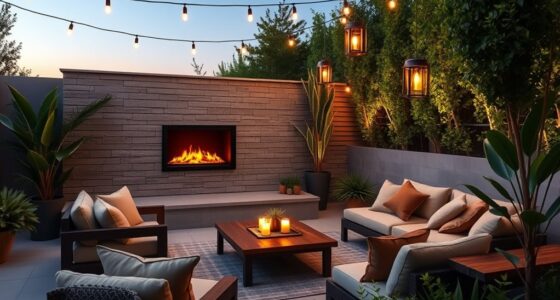 outdoor patio fireplace ideas