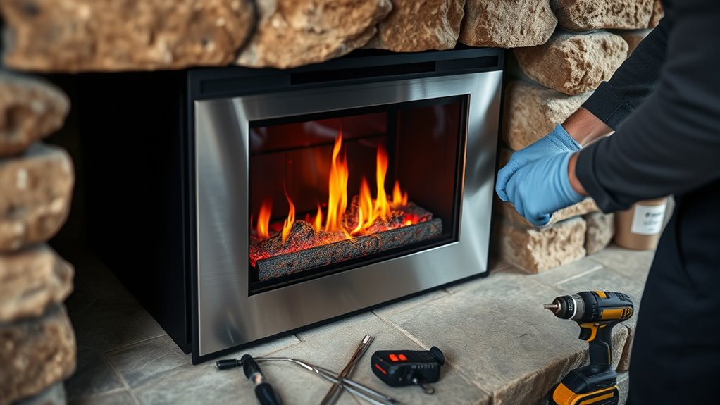 replace and enhance fireplace insert