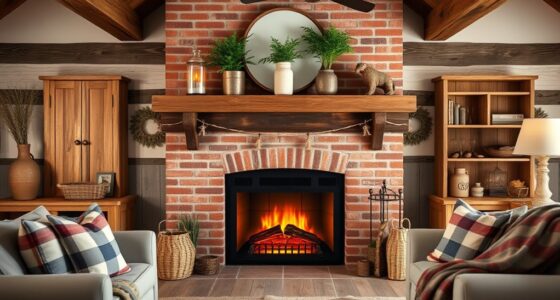 rustic warmth cozy glow