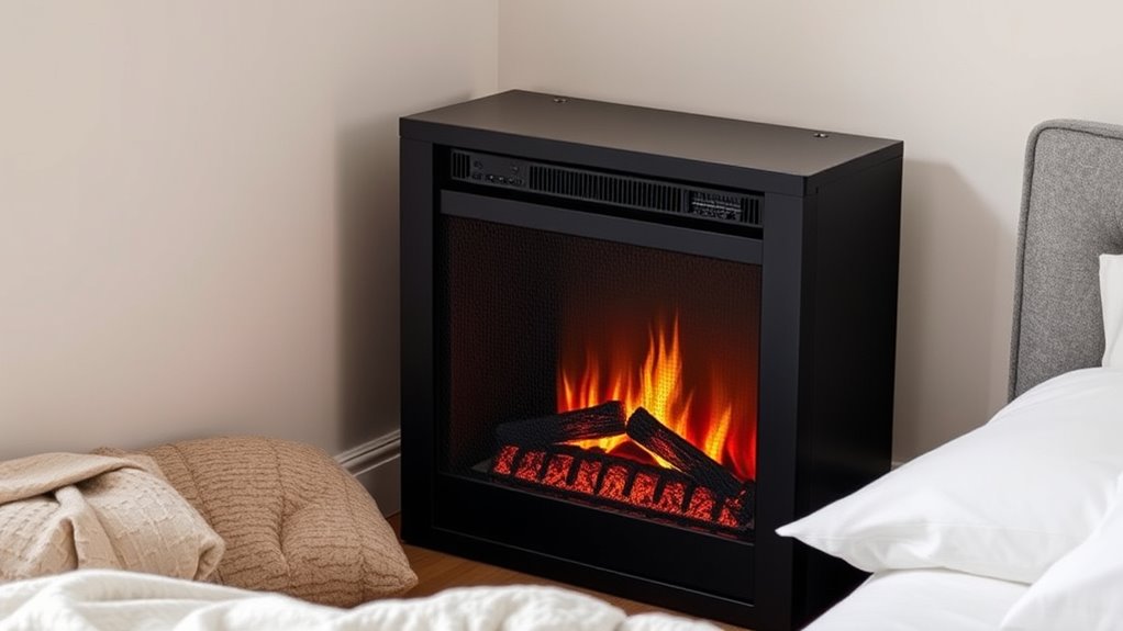 safe fireplace placement and supervision