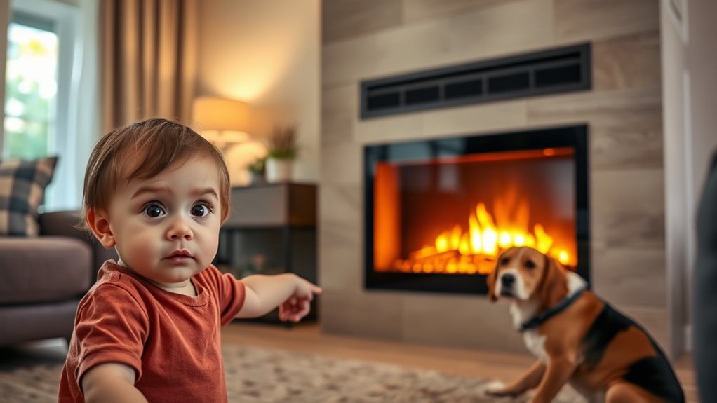 safety measures for electric fireplaces