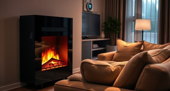 save energy with electric fireplaces