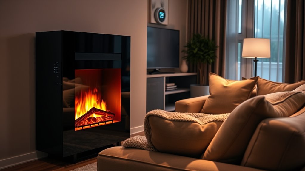 save energy with electric fireplaces