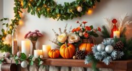 seasonal mantel styling tips