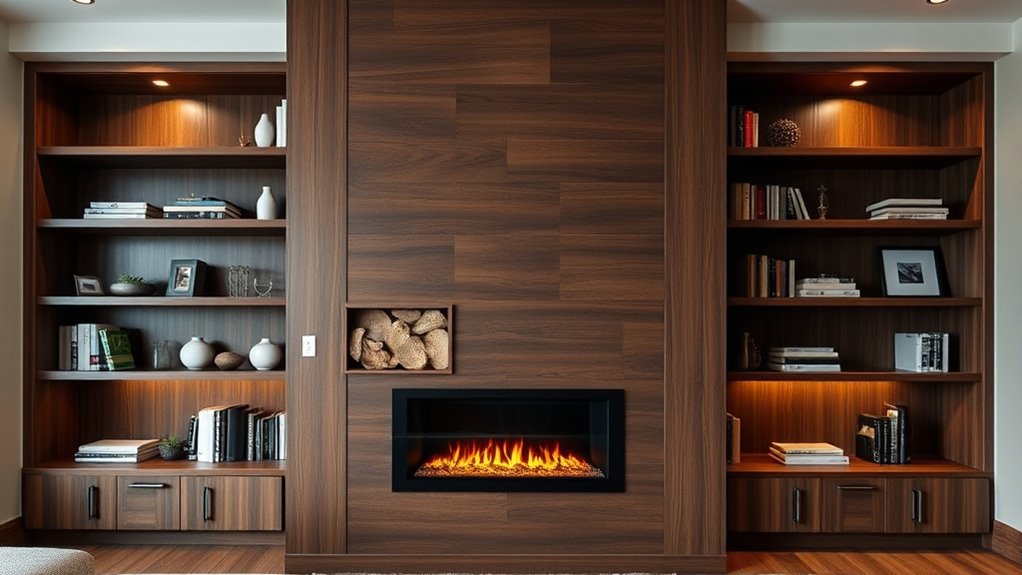 shelves and fireplaces ideas