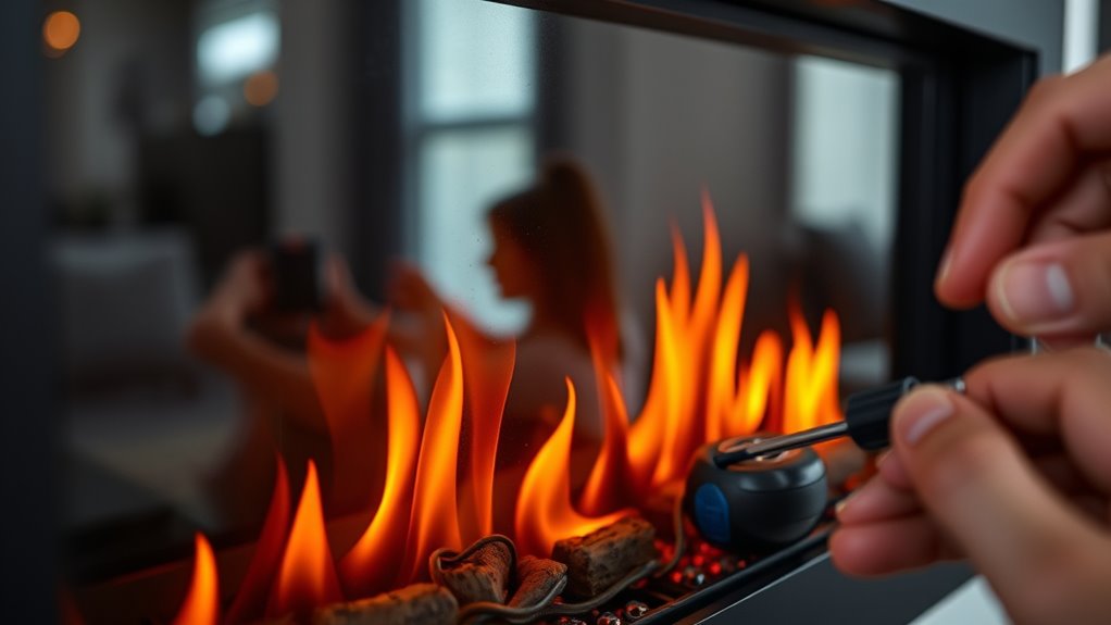 troubleshooting electric fireplace issues