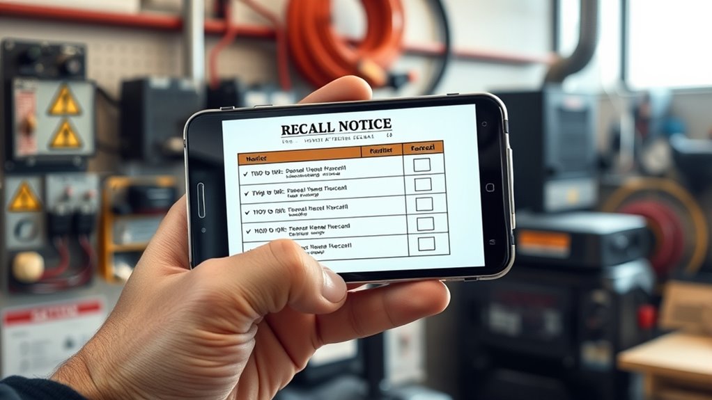 verify heater recall notices