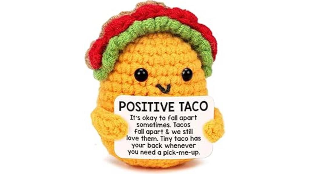 cheerful handcrafted taco gift