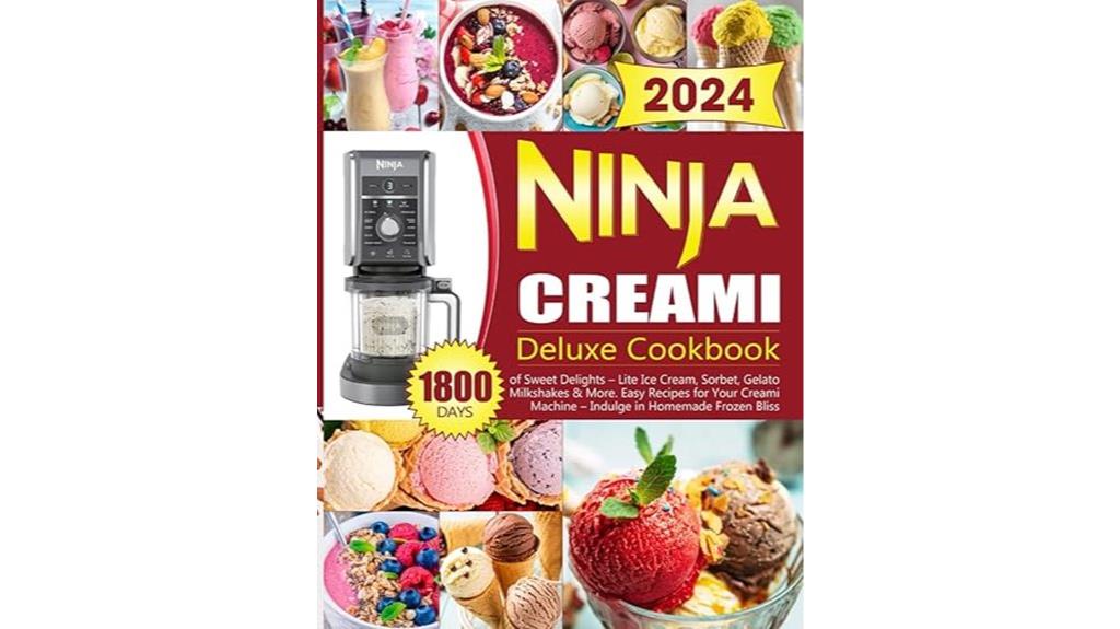 deluxe ninja creami cookbook