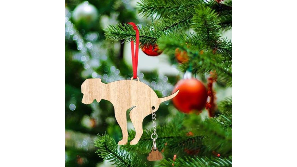 dog poop tree ornament