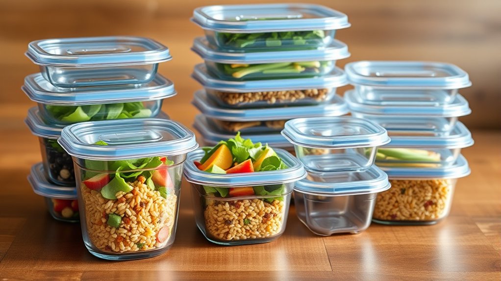 durable leak proof glass containers