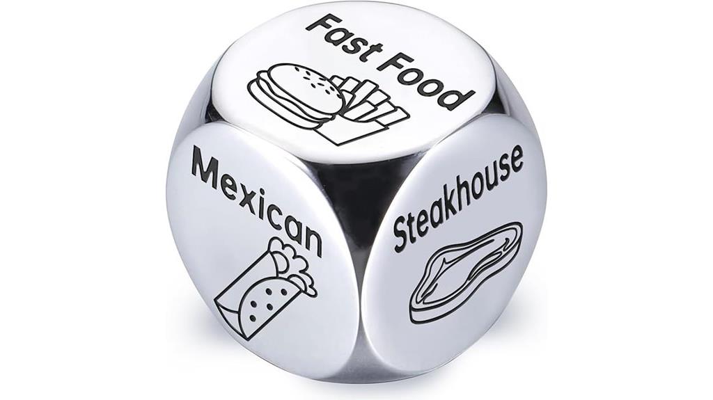 food choice dice set