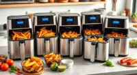 large family air fryers