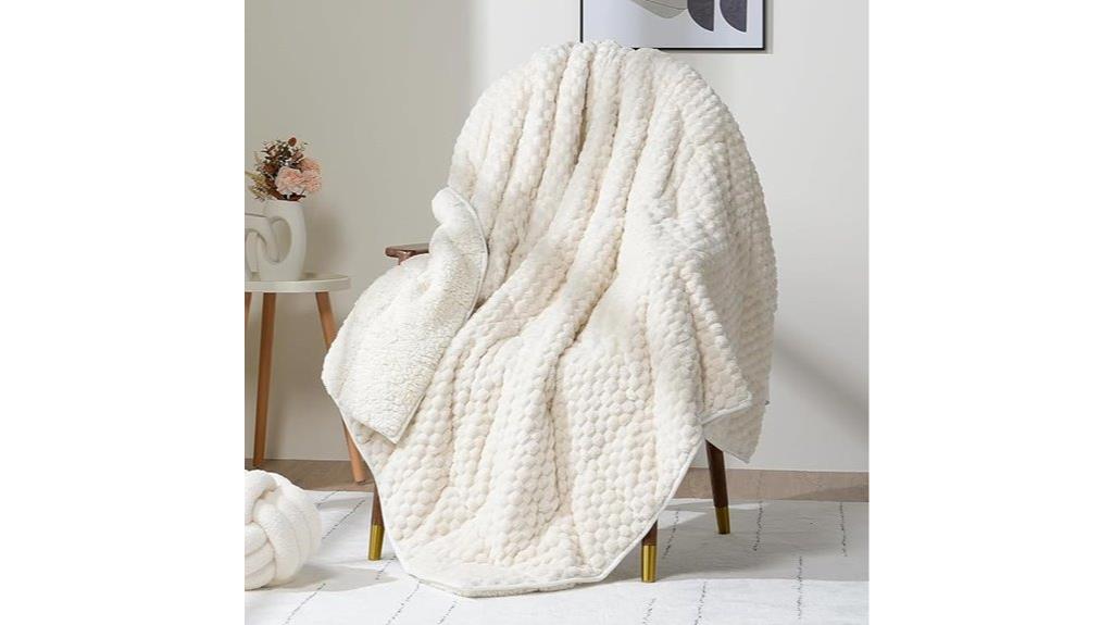 large fleece weighted blanket