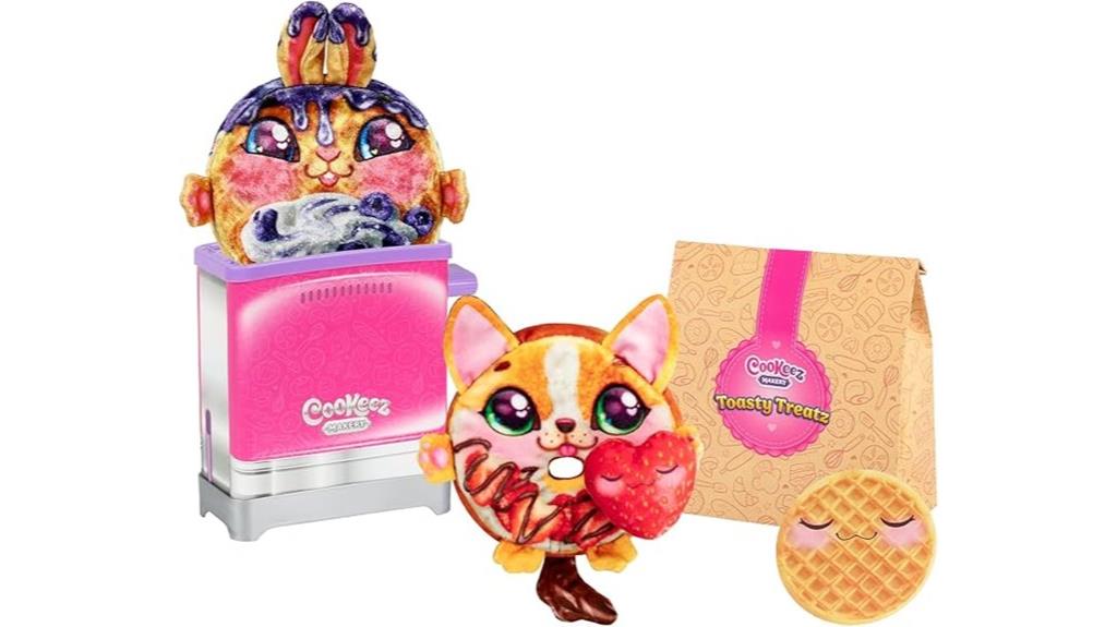 toaster with plush pack