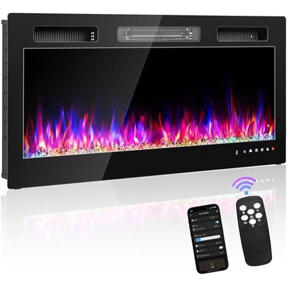 42 inch electric fireplace