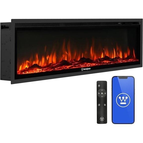50 inch electric fireplace