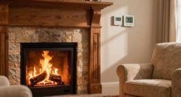 adjusting fireplace heat output