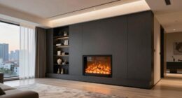 apartment layout influences fireplace placement