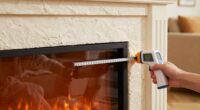assessing fireplace heating area