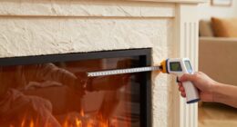 assessing fireplace heating area