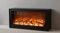 best finish for black fireplace