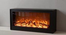 best finish for black fireplace
