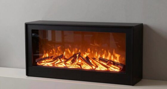 best finish for black fireplace
