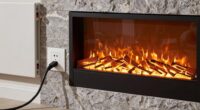 breaker trips electric fireplace