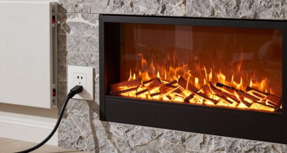 breaker trips electric fireplace