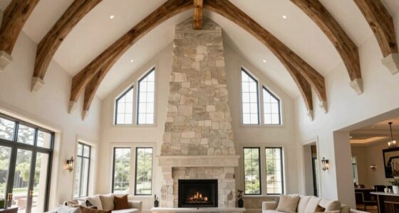 ceiling height influences fireplace choices